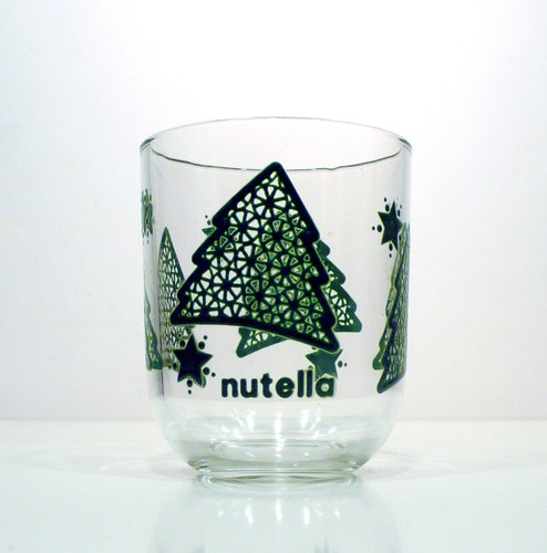 Bicchiere nutella abete verde - nutella,