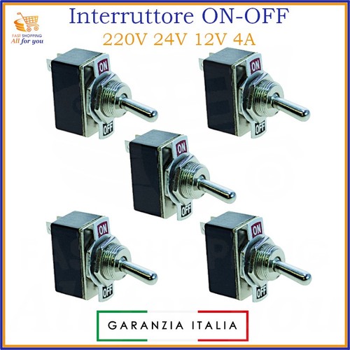 Interruttore levetta off - interruttore, on