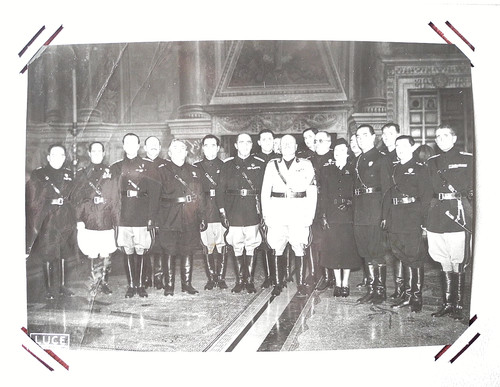 Mussolini and hierarchs - mussolini,