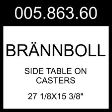 IKEA BRÄNNBOLL Tavolino