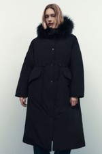 NWT ZARA HOODED OVERSIZED