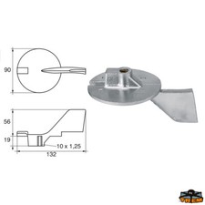 1 ANODO ZINCO PER MOTORE
