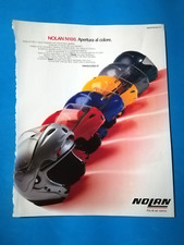 RITAGLIO DI GIORNALE PUBBLICITA' CASCHI CASCO NOLAN N100 DA COLLEZIONE - (141)