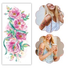 Tatuaggio temporaneo fiori