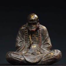 Statua Buddha dharma bronzo