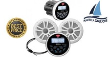  STEREO BARCA RADIO  BOSS MARINE MGR350B KIT BLUETOOTH CON COPPIA CASSE 180W 