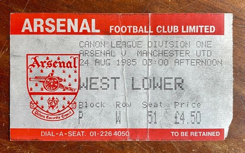 Biglietto stadio arsenal vs - stadio,