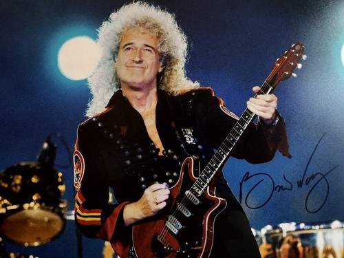 Brian may autographed photo - photo, 8
