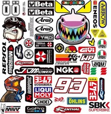 3 Stickers Moto,Adesivi per