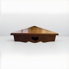 Mensola vintage legno cuore