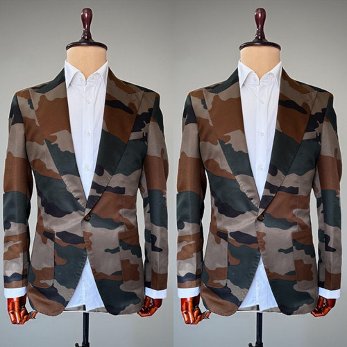 Camouflage men suit peak - camouflage,