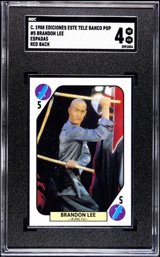 1988 brandon lee trading card - lee,