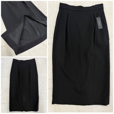 Gonna donna Versace nera a matita con tasche nuova con etichetta taglia:44