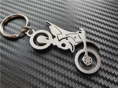 Motocross bike keyring dirt - keyring,