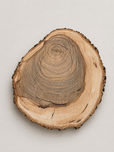 Fetta legno naturale - fetta,