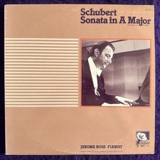 SCHUBERT Sonata in A Major