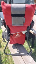 zaino da montagna portabambino Vaude rosso