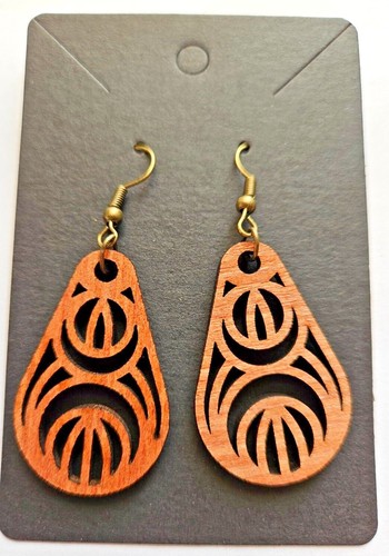 Orecchini legno boho - orecchini,
