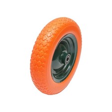 Ruota per Carriola in Gomma Piena in poliuretano, 3.50-8 Ricambio per CARRIOLA,