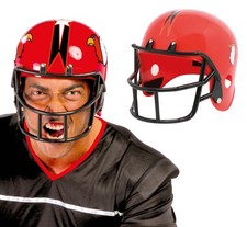 HELMET AMERICAN FOOTBALL RED
