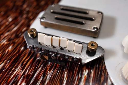 Meazzi vintage guitar bridge - vintage,