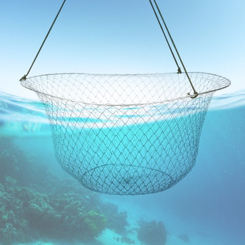 Rete pesca pieghevole filo - da,