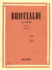 Ricordi 24 studi per flauto Briccialdi Giulio