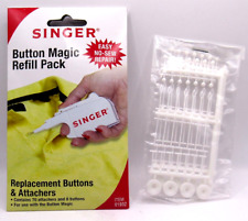 SINGER BUTTON MAGIC EASY NO SEW RIPARAZIONE Confezione da 3