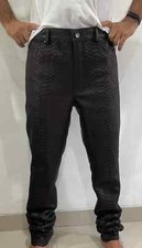 Pantalone uomo in pelle di