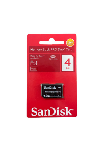 Memory stick pro duo card - memory,