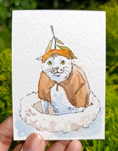 Aceo dipinto acquerello - aceo,
