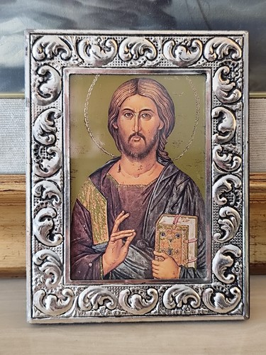 Icona argento ortodossa - ortodossa, russia