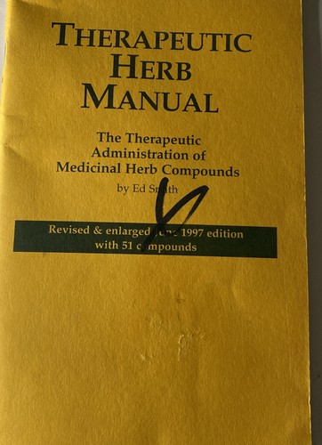Therapeutic herb manual - therapeutic, (1997)