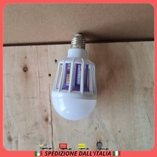 LUCE LED ANTI ZANZARE INSETTI INSETTICIDA LAMPADINA E27 ELETTRICO LAMPADA CON