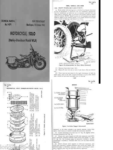 Harley davidson wla - wla, military