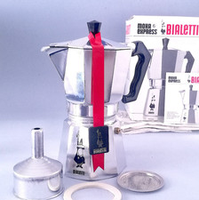 VINTAGE caffettiera 6 Bialetti moka express MADE IN ITALY confezione UNUSED