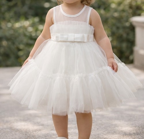 Abito bianco sposa fiori - bianco, da