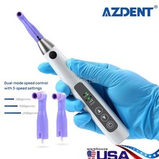 AZDENT Manipolo profila igiene dentale senza fili girevole 360° + 2 pz tazze profilatura