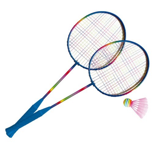 Set racchette badminton con - 2,