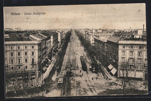 Milano corso sempione tram - sempione,,