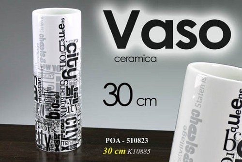 Vaso ceramica decorato - vaso,