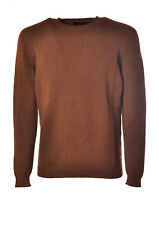 Roberto Collina  -  Pullover - Uomo - Cuoio - 3987531A185000
