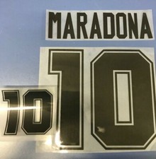 kit maradona nr 10 x maglia argentina anni 90 nuovo