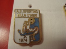 AS SPORTING VILLA D'AGRI POTENZA DISTINTIVO PINS CALCIO 