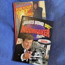 James Bond 007 Special Annual x2 Moonraker & For Your Eyes Only Unclipped Rare