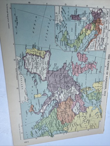 Mappa impero napoleone - mappa,