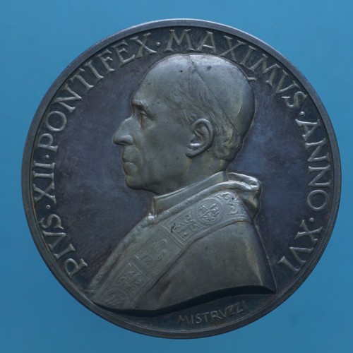 Pio xii medaglia annuale 1954 - pio,