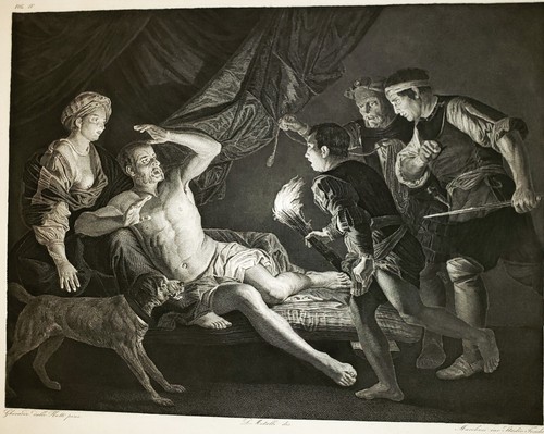 Incisione originale old master - old,