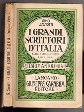 I GRANDI SCRITTORI D'ITALIA di