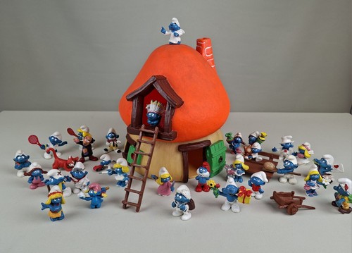 Orig peyo casa dei puffi - casa,